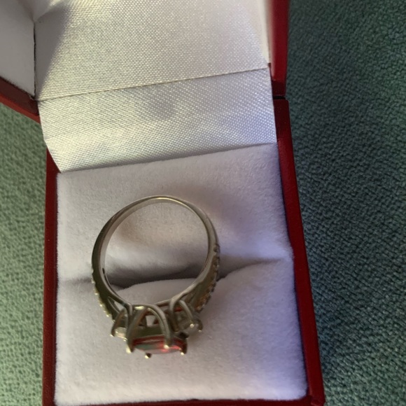 Lab created ruby ring - Picture 5 of 7